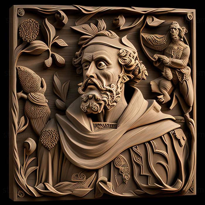 3D модель Король Лир Уильям Шекспир 1608 (STL)